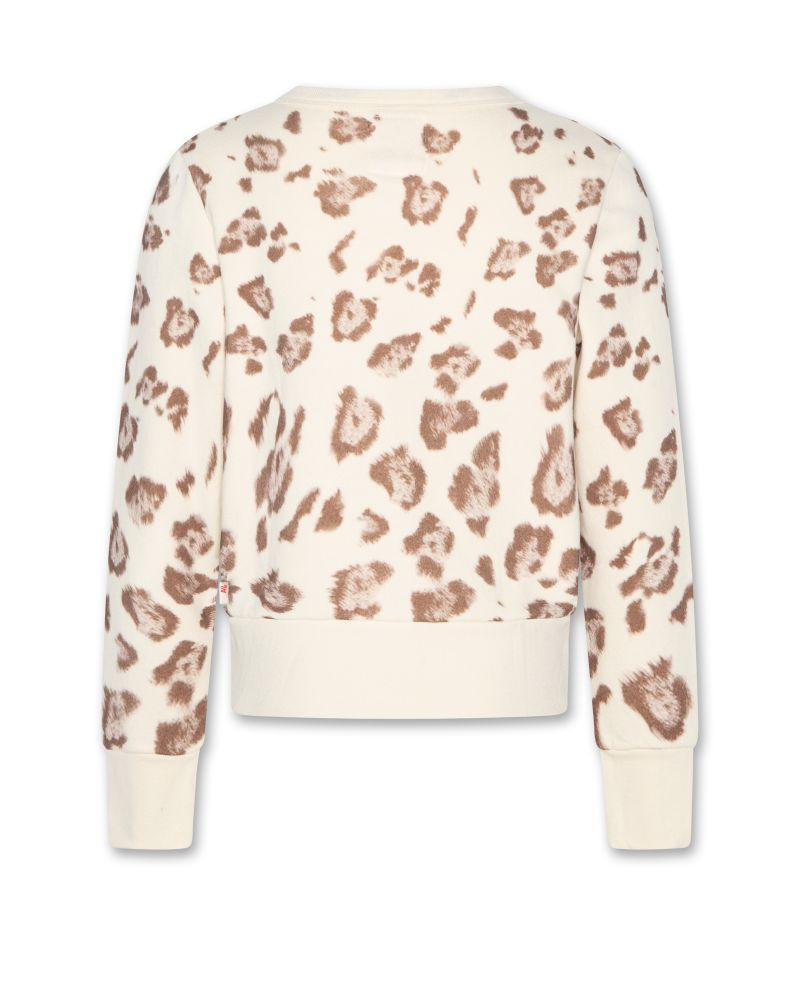 Girls - Sweaters - Lana Sweater Cheetah - Natural