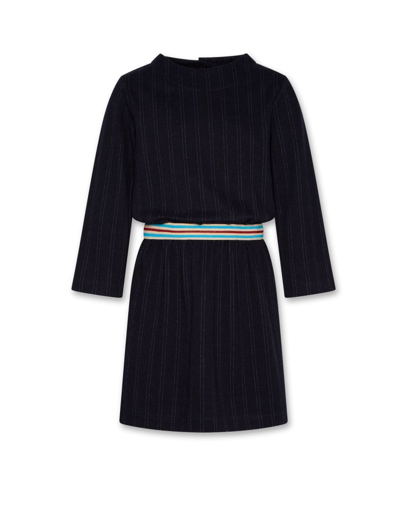 Freya Stripe Dress - Navy