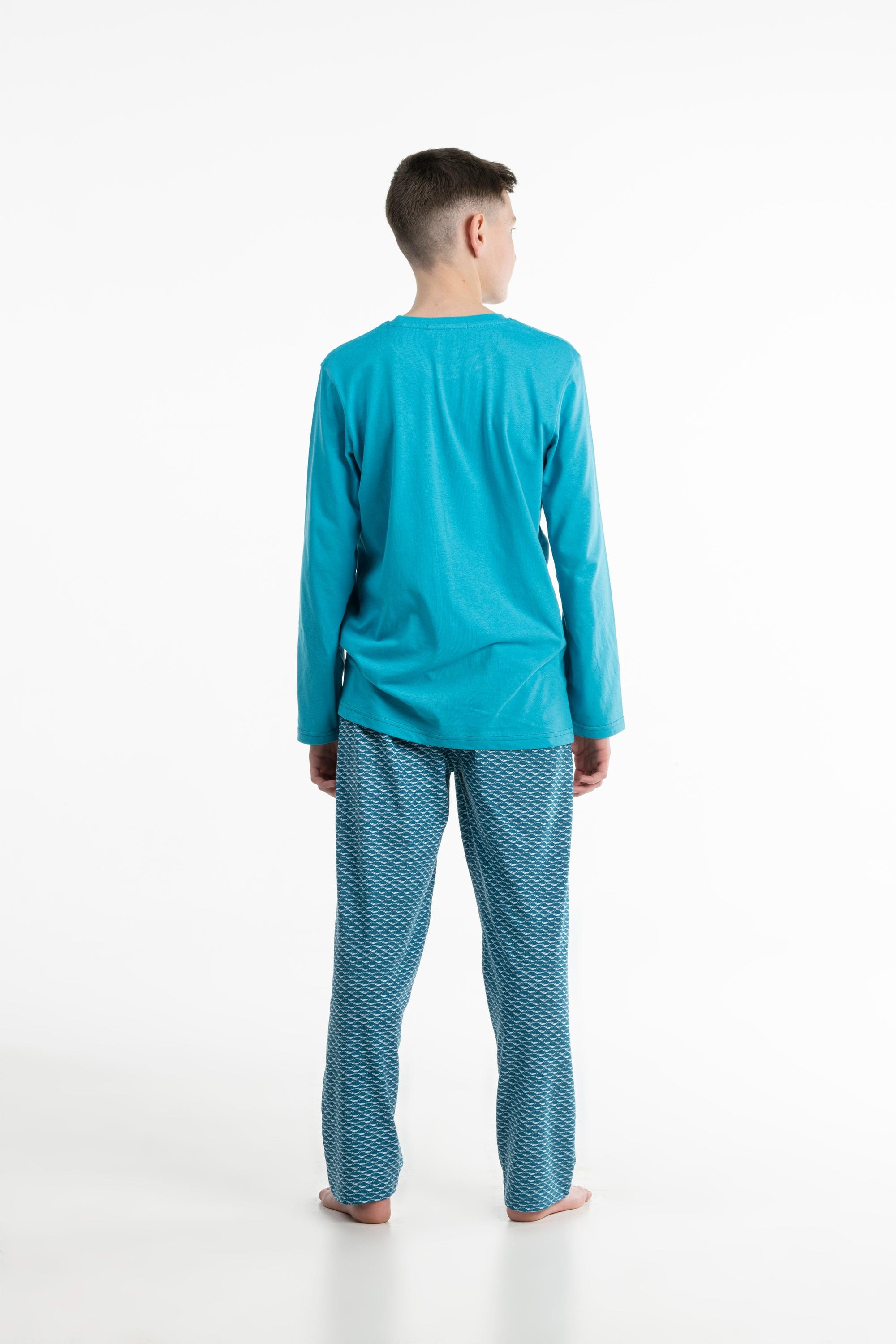 Lange Pyjama - Kid - Horizon Blauw