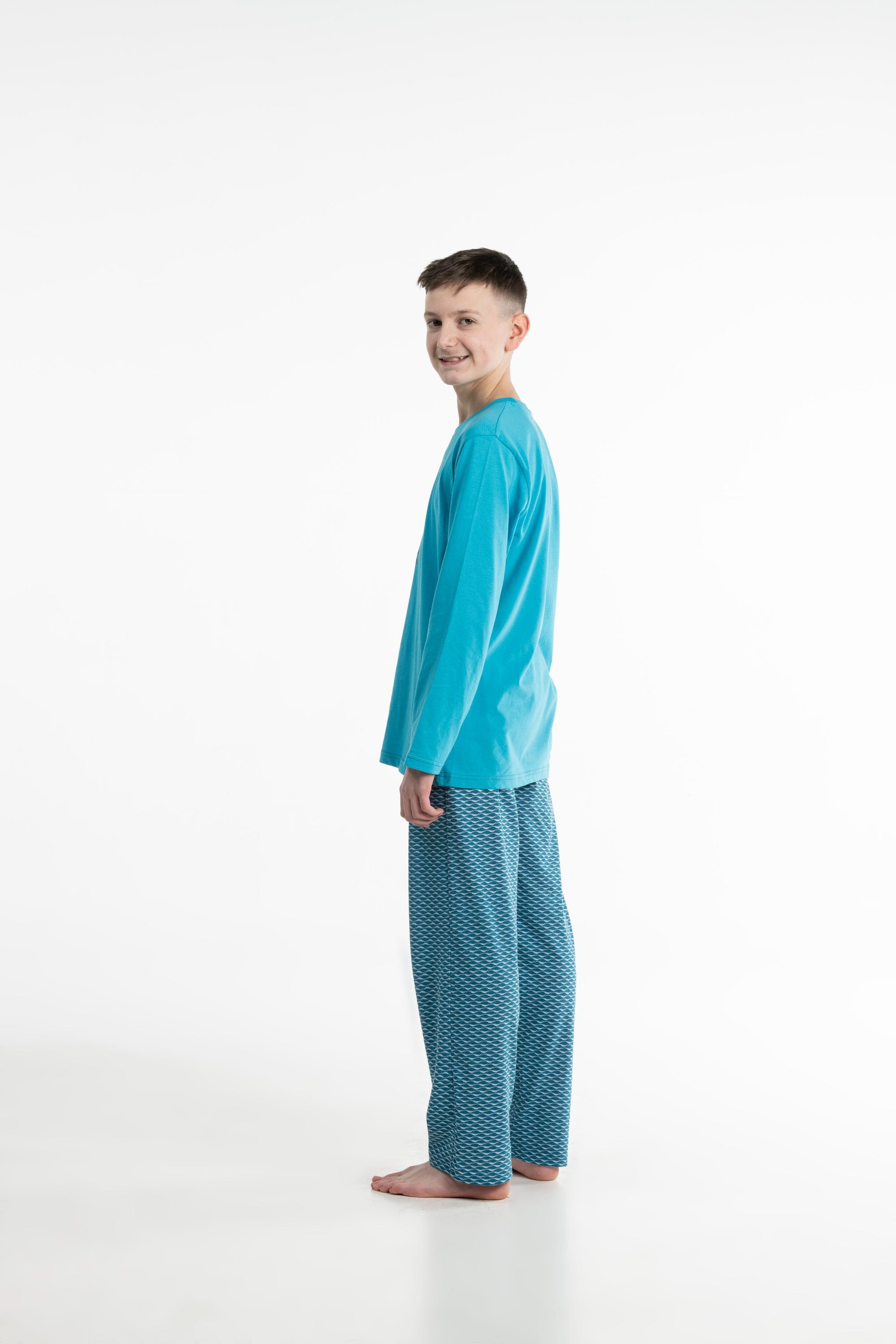 Lange Pyjama - Kid - Horizon Blauw