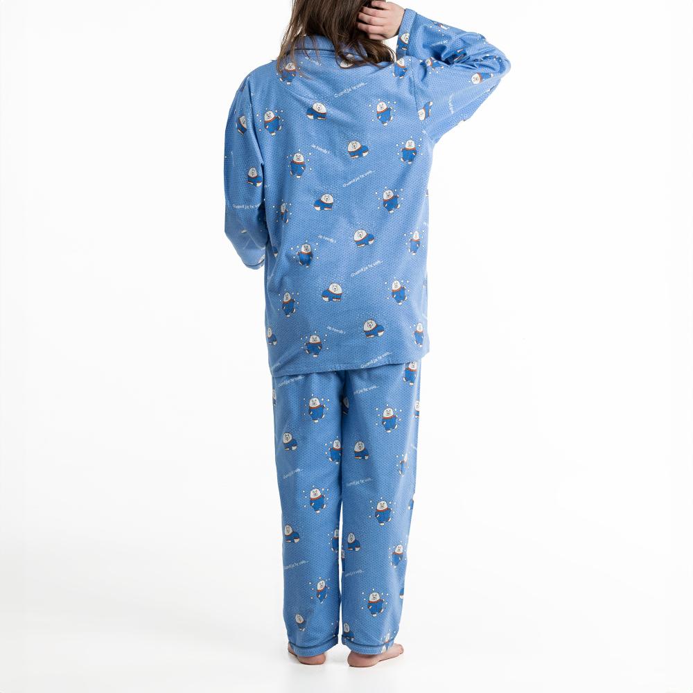 Lange Pyjama - Vrouwen - Vista Blue