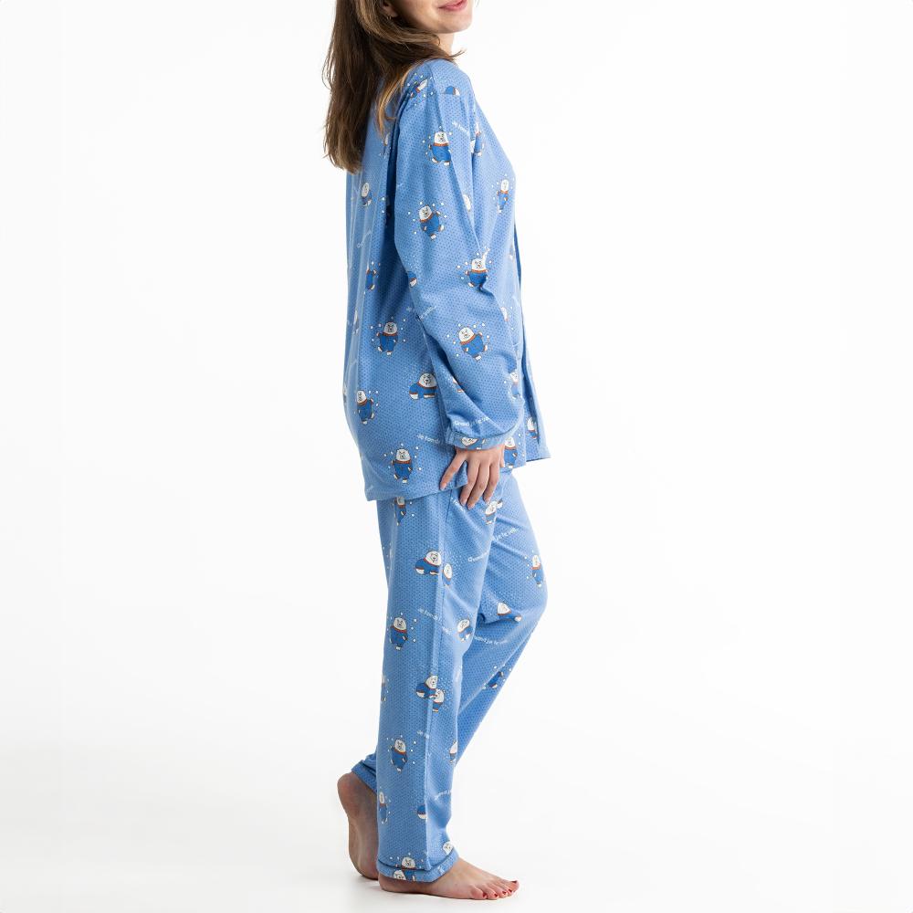 Lange Pyjama - Vrouwen - Vista Blue