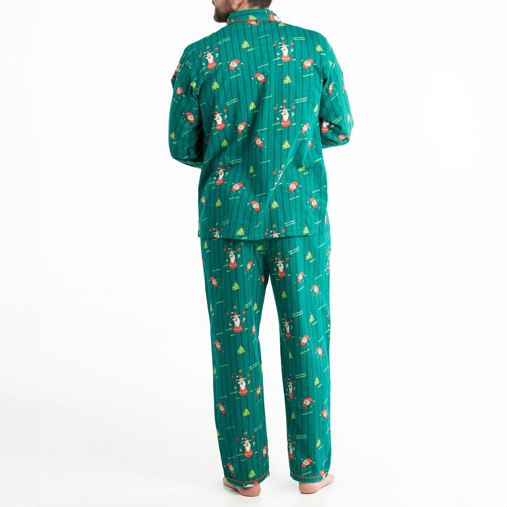 Lange Pyjama - Man - Vert Sapin