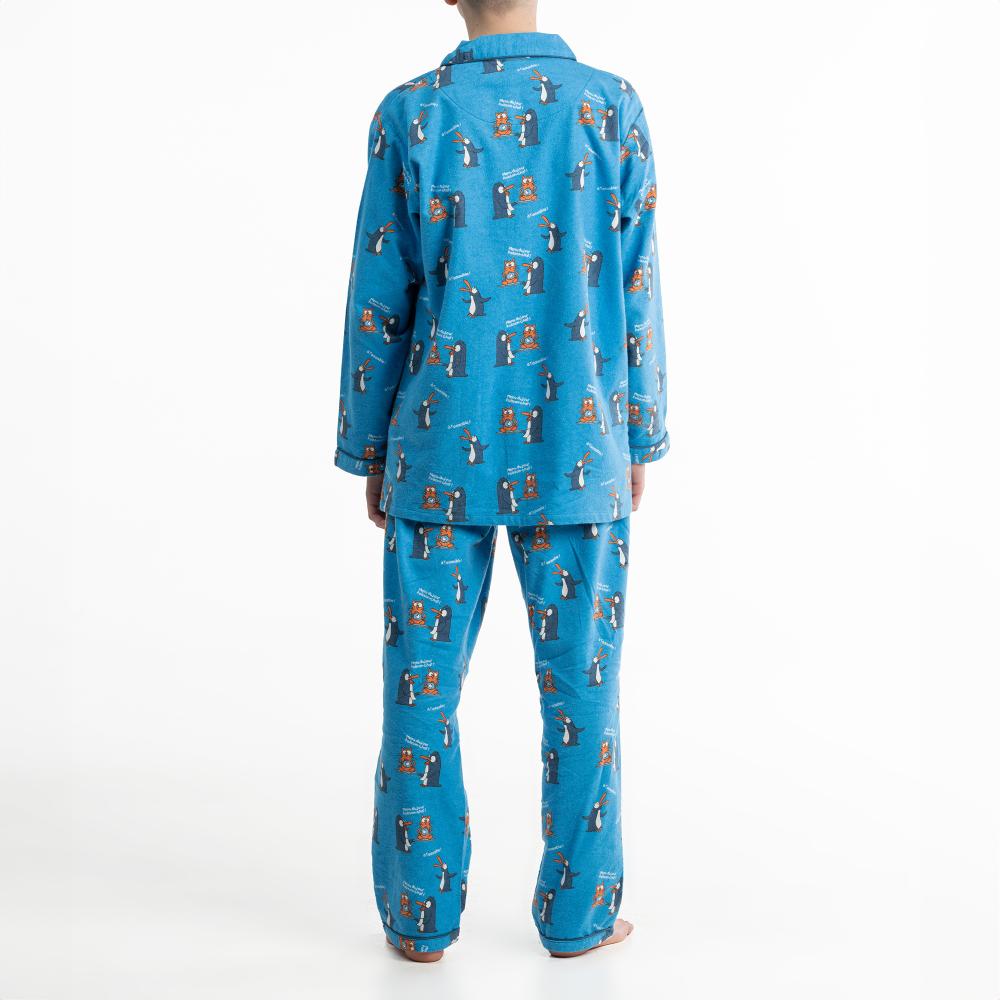 Lange Pyjama - Gemengd Kid - Bleu