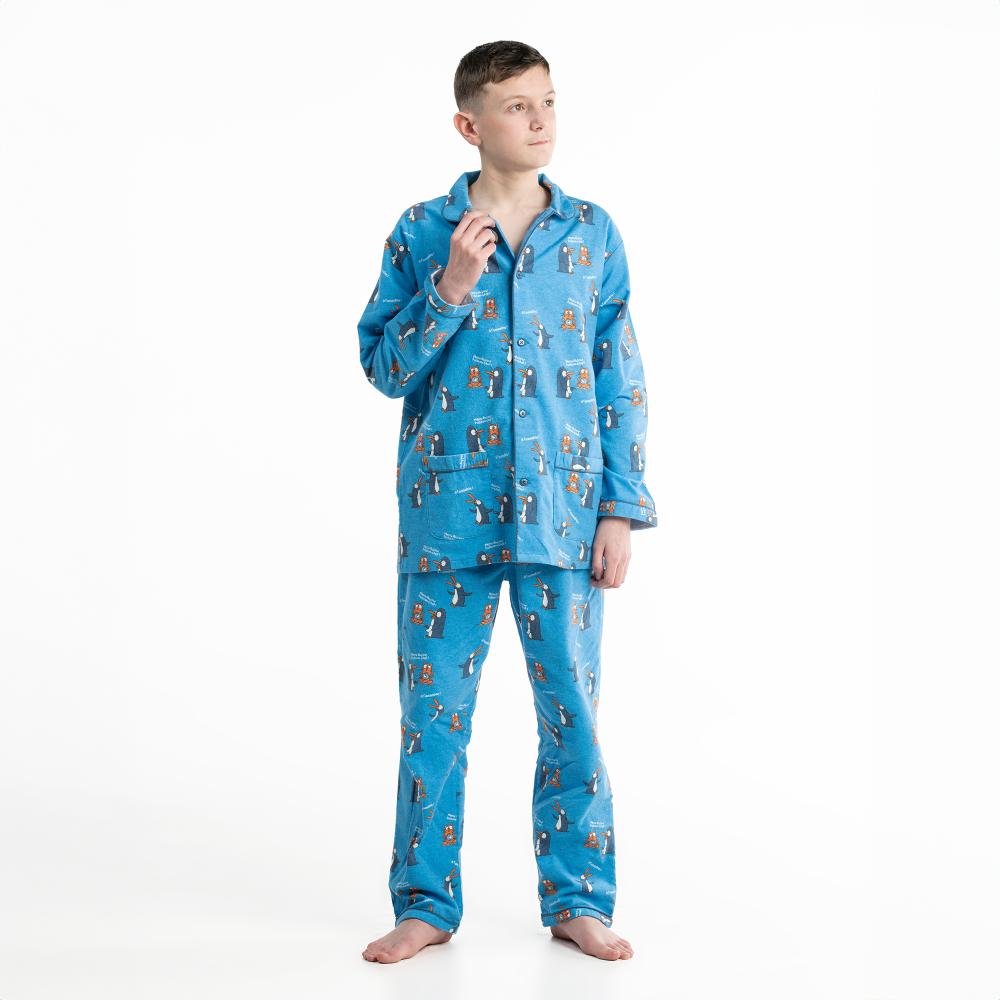 Lange Pyjama - Gemengd Kid - Bleu