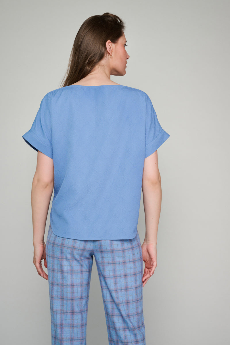 T-Shirt - Blauw - TB12/191