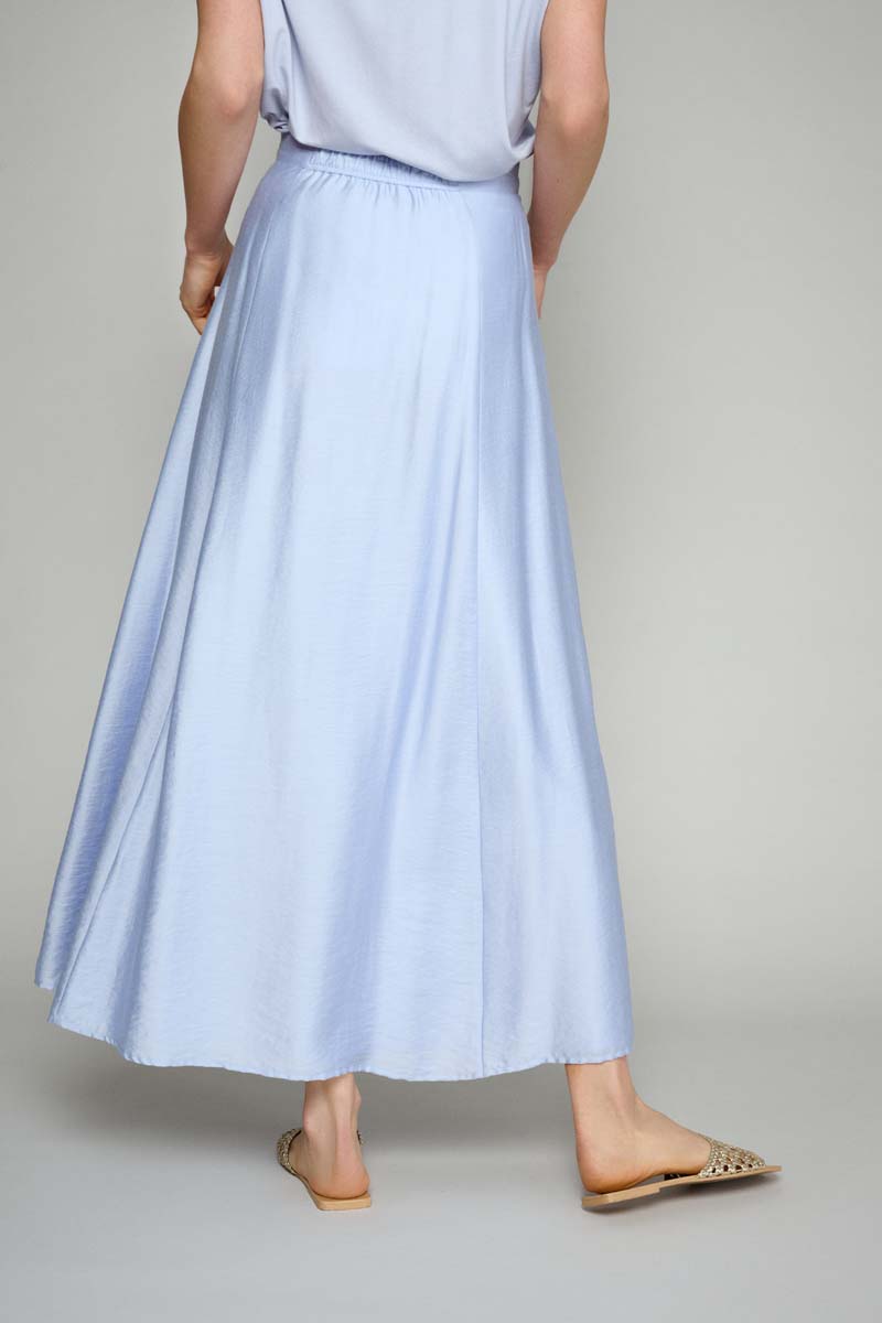 Elegante Rok In Zachte Lavendel Kleur - Lila