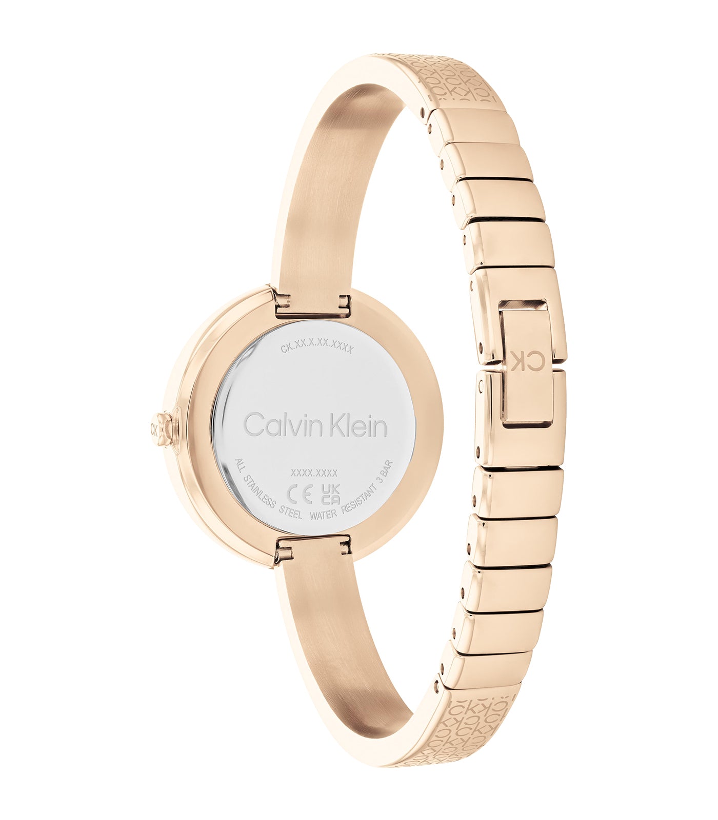 Calvin Klein - Sculptural - Vrouwen - Anjer Gouden Armband - Anjer Gouden Wijzerplaat - Anjer Gouden Kast