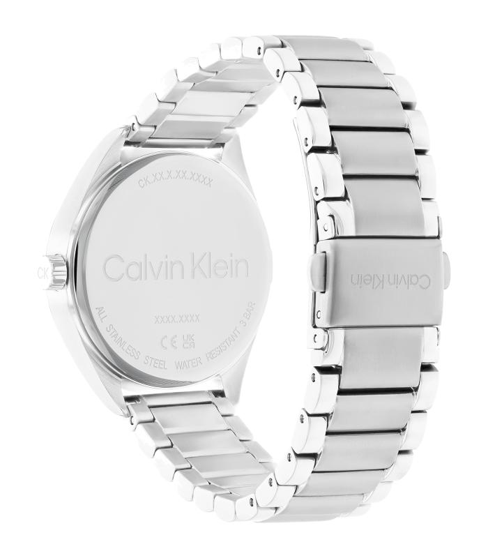 Calvin Klein - Timeless - Vrouw - Zilveren Armband - Witte Wijzerplaat - Zilveren Kast