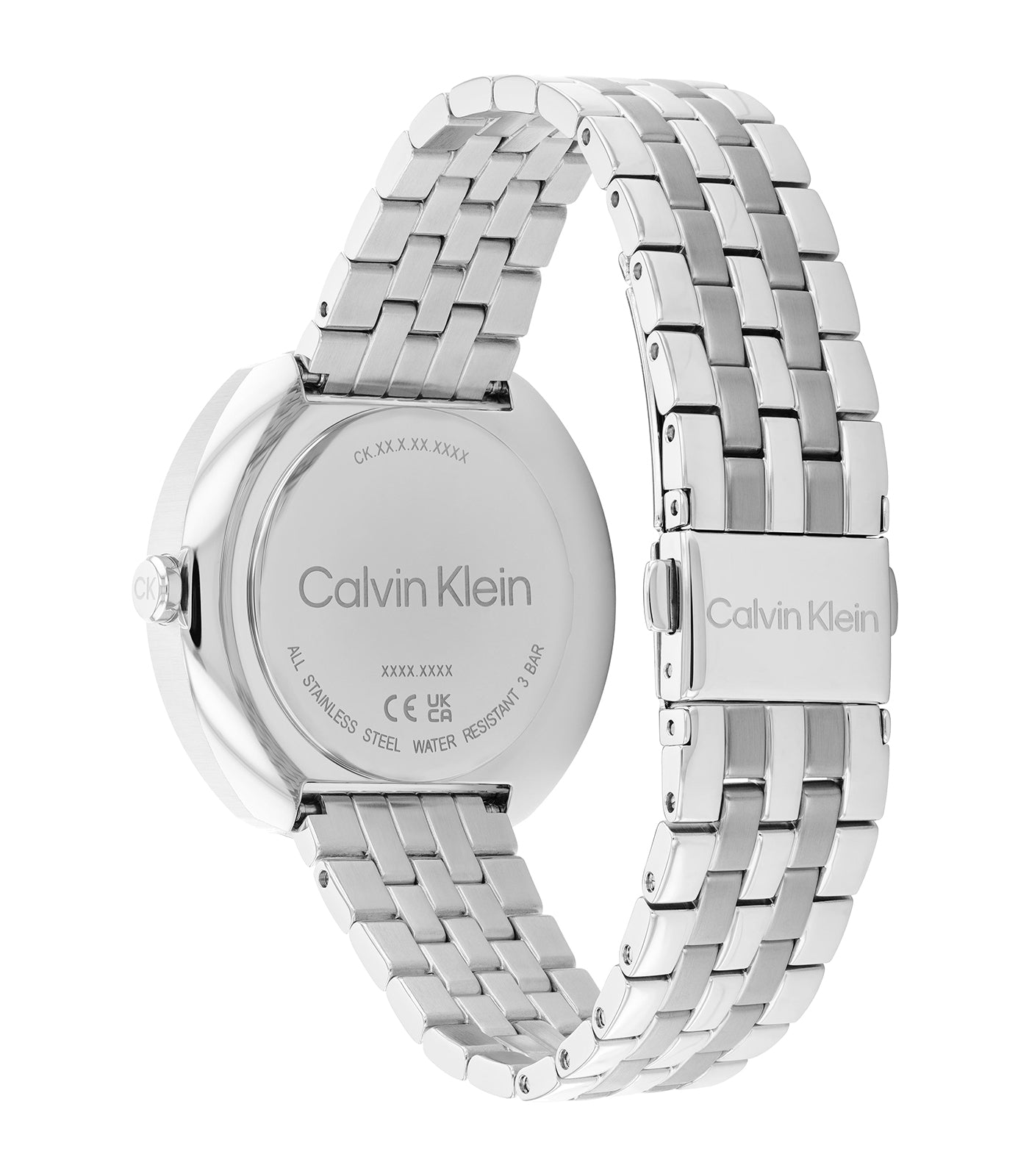 Calvin Klein - Sculptural - Femme - Bracelet Acier-Boitier Acier-Cardan Blush