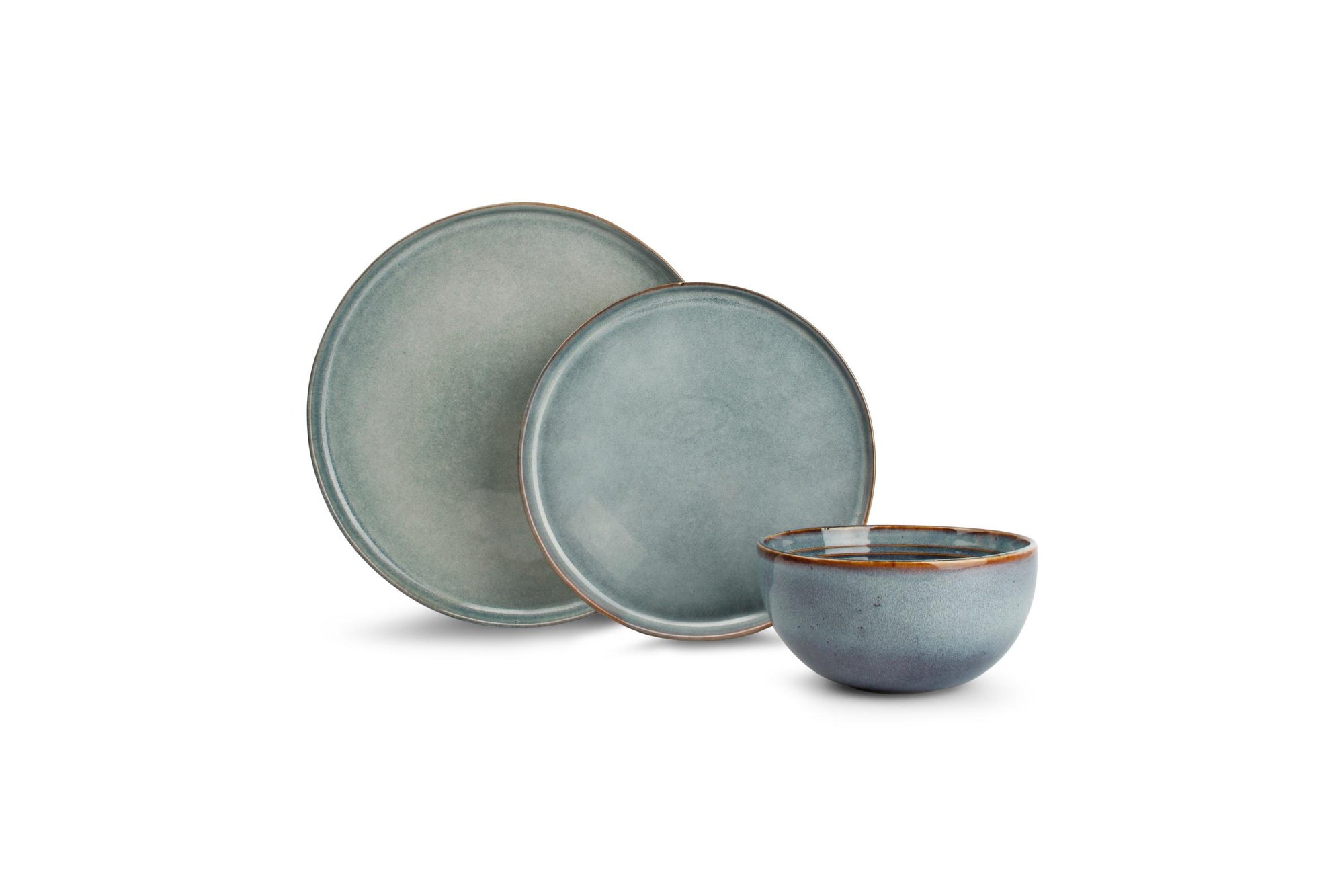 ONA - Servies 12-delig blauw Duna