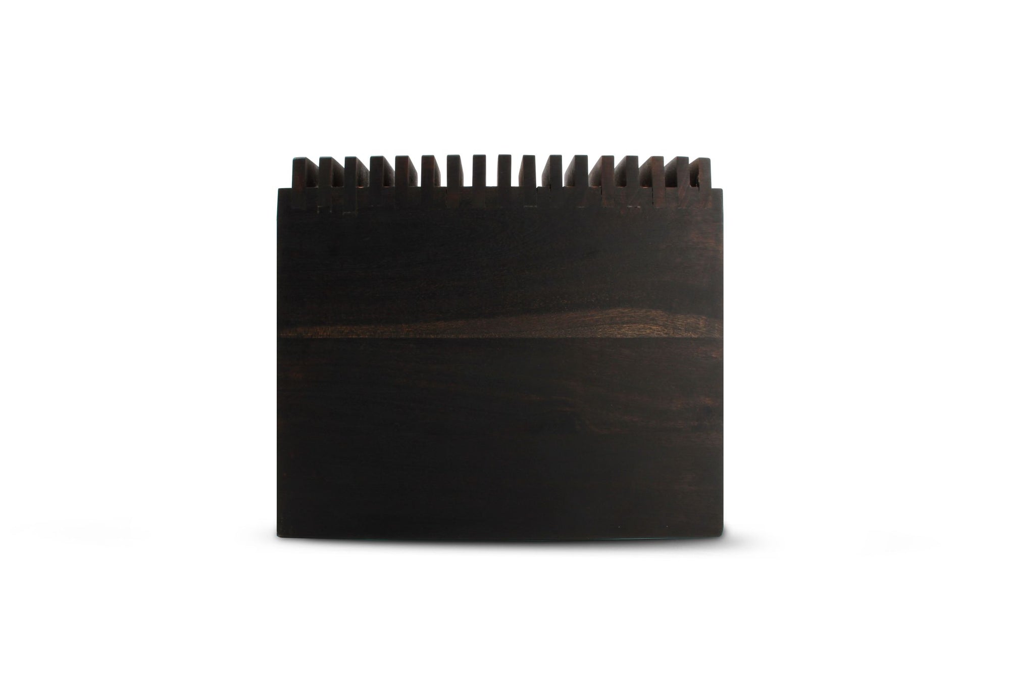 S&P - Messenblok 31xH26,5cm hout zwart Rural