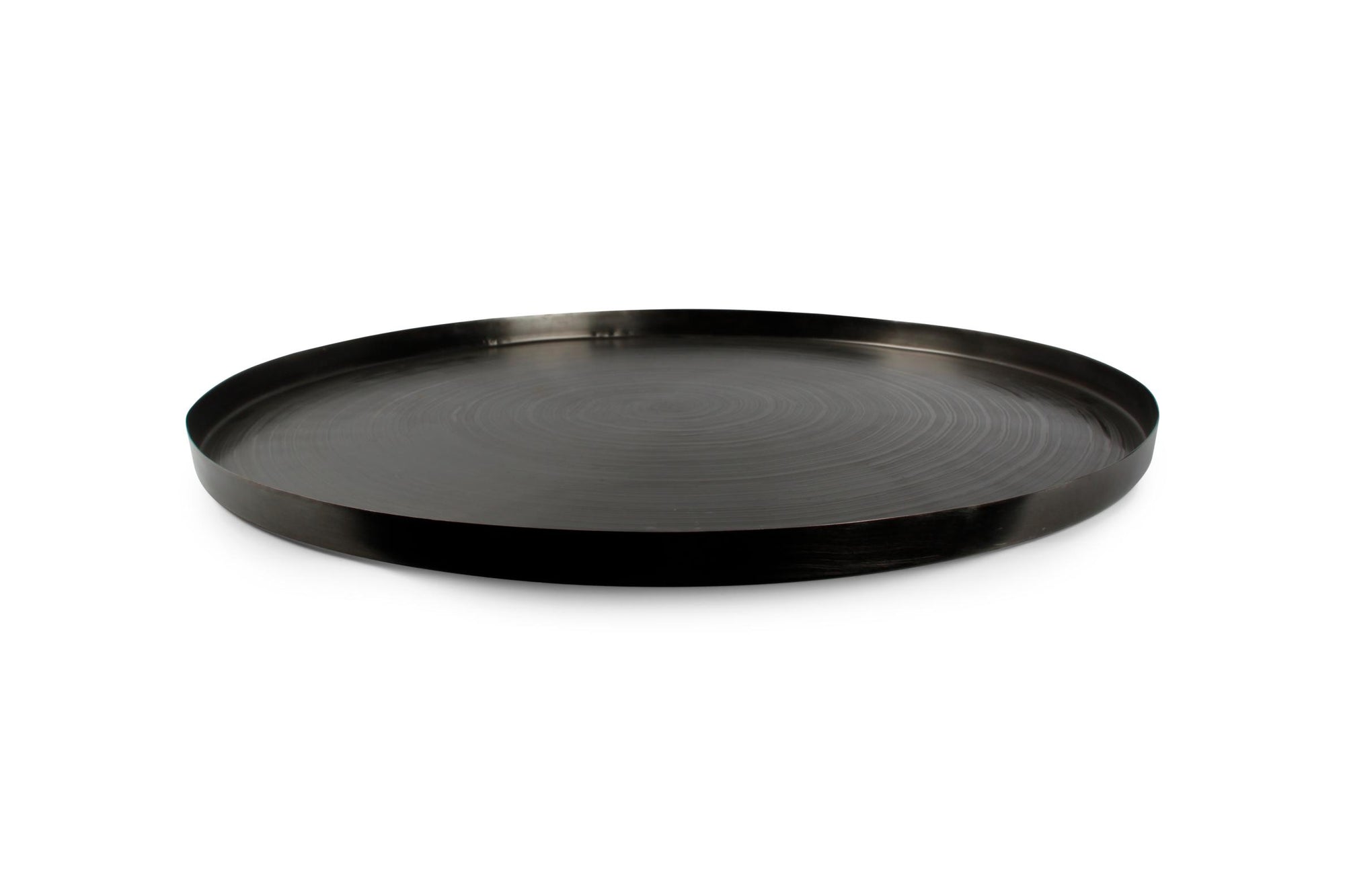 S&P - Plat décoratif 61cm noir swirl Servo