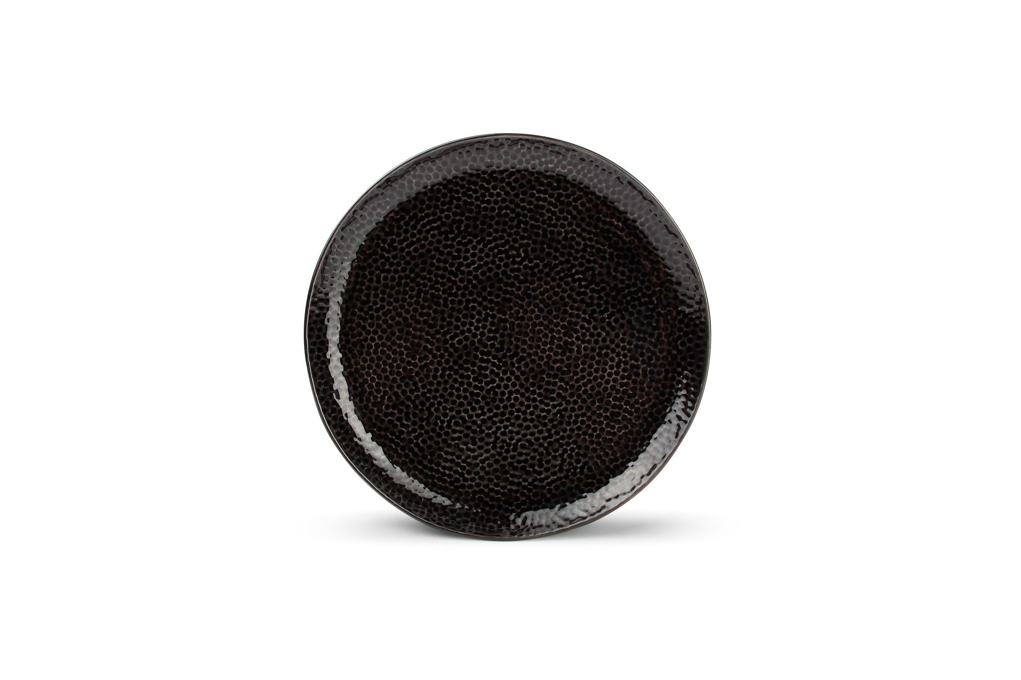 S&P - Assiette Plate 20,5cm Noir Mielo - 1 Set - 4 Pièces