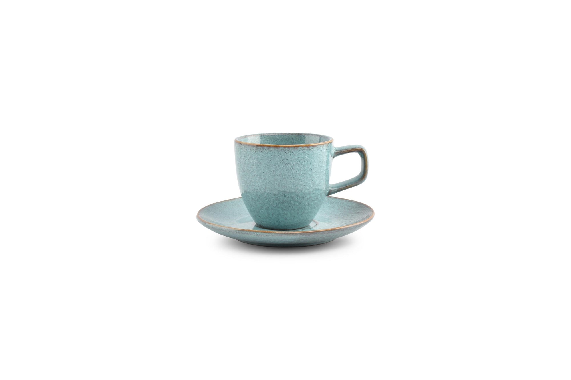 S&P - Tasse 20cl et soucoupe 14,5cm lagoon Mielo - 1 SET - 4 pièces