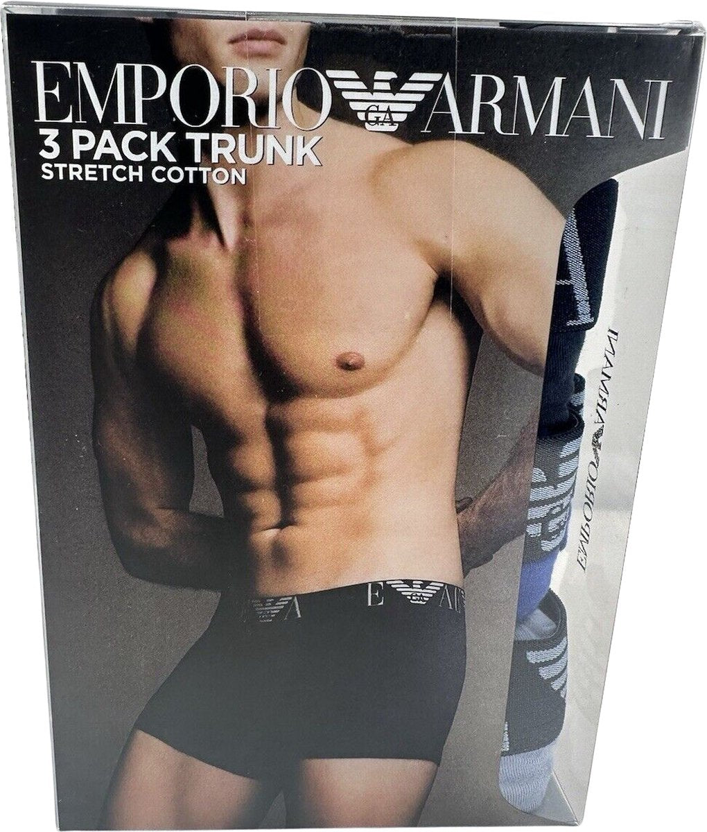 Emporio Armani - Boxershort - Bleu - 3Pack