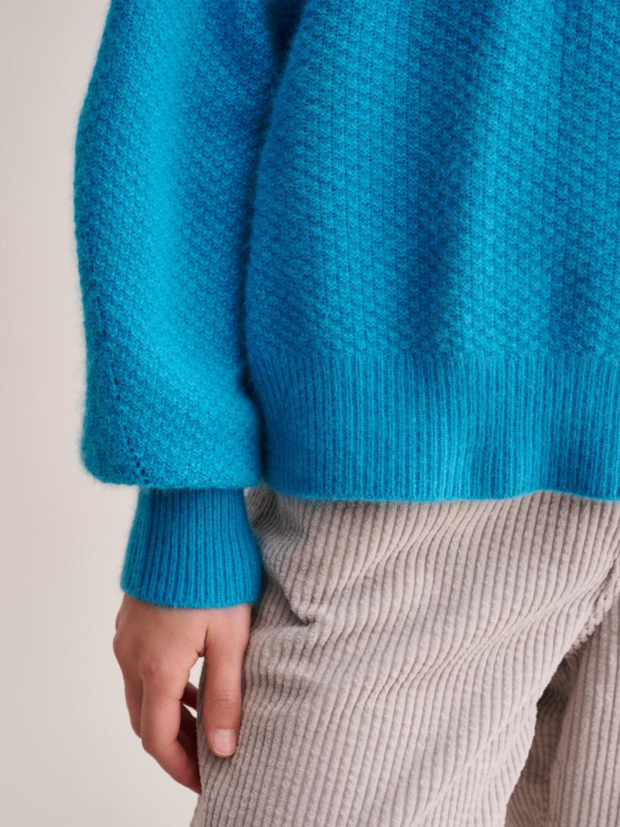 Vrouw - Knitwear - Duky - Turquoise - W