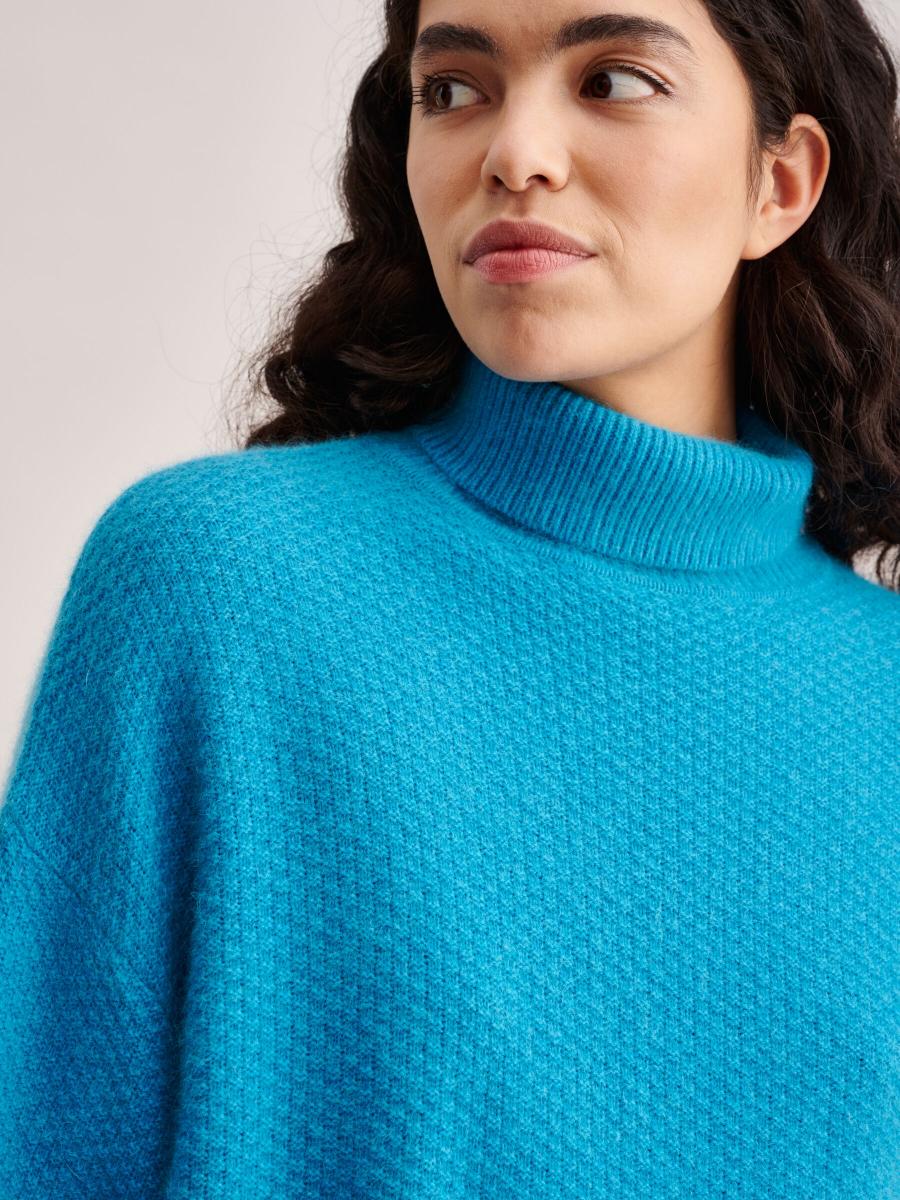 Vrouw - Knitwear - Duky - Turquoise