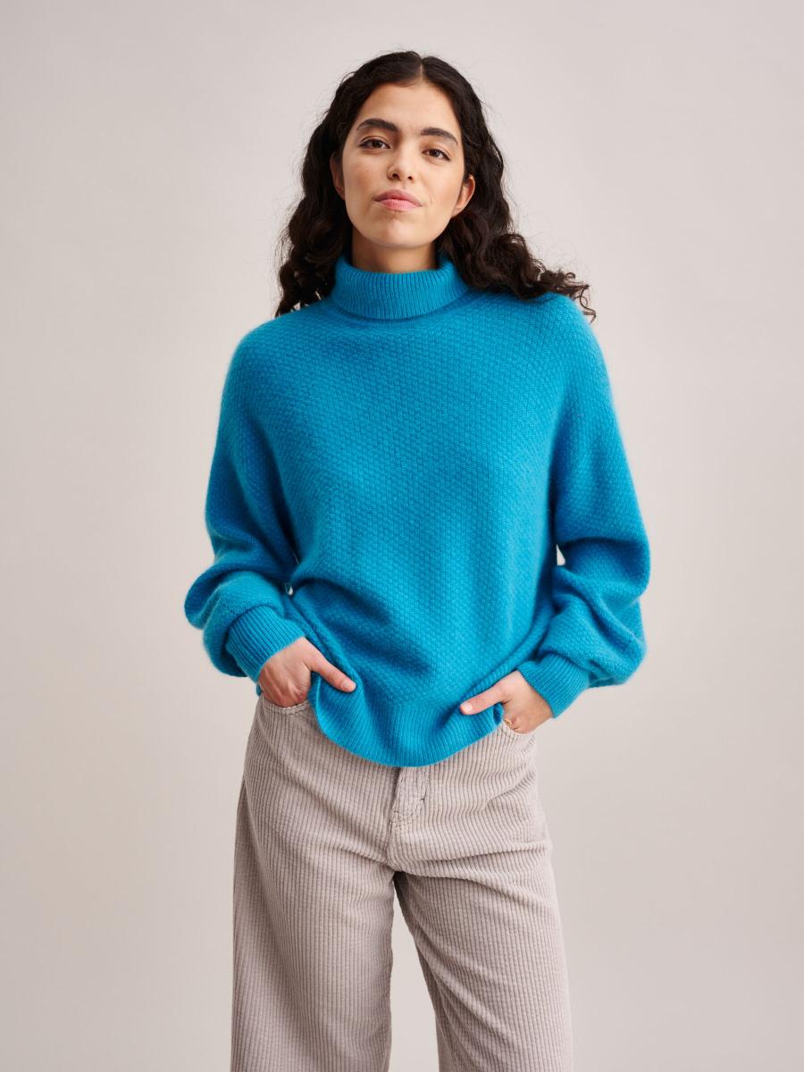 Vrouw - Knitwear - Duky - Turquoise