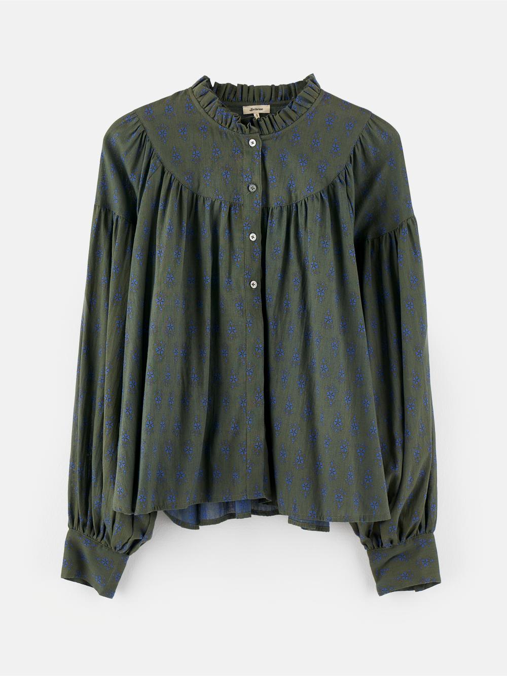 Blouse - Diana - Olive Night