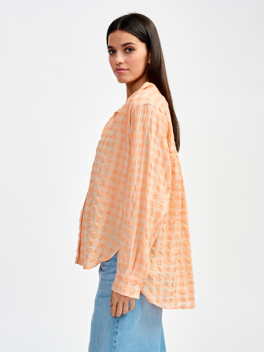 Blouse - Peachy - Check A