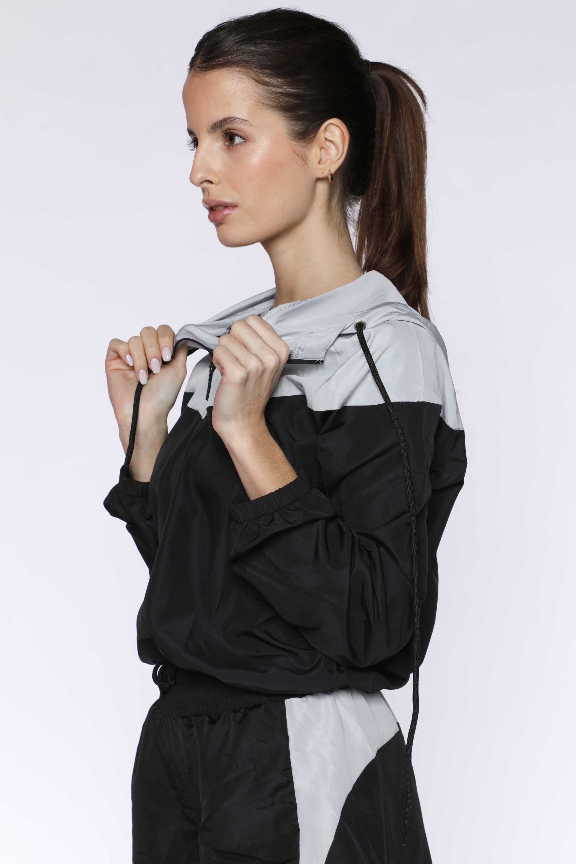 Adele Trainingsvest - Zwart/Grijs