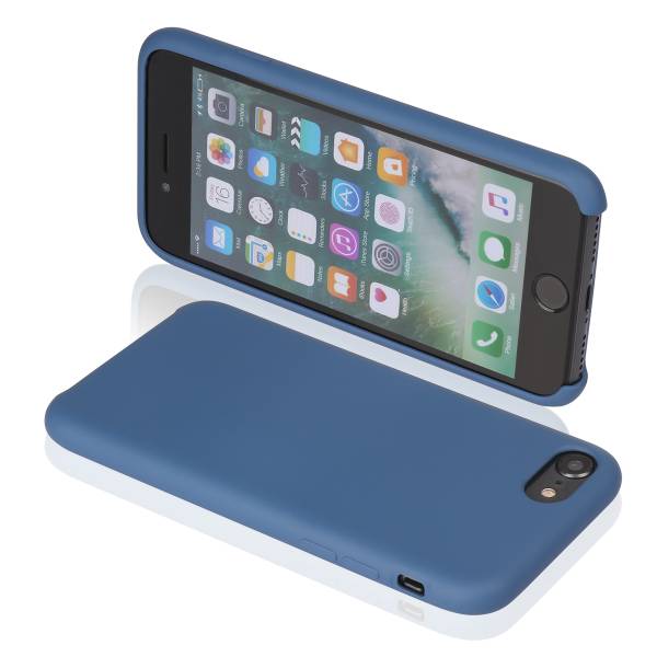 Hard Siliconen Hoesje Voor Iphone 7/8 - Blauw Kobalt