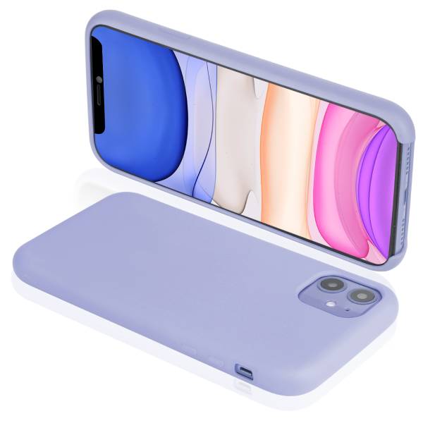 Hardcase Voor Iphone 11 Van Silicone - Violet