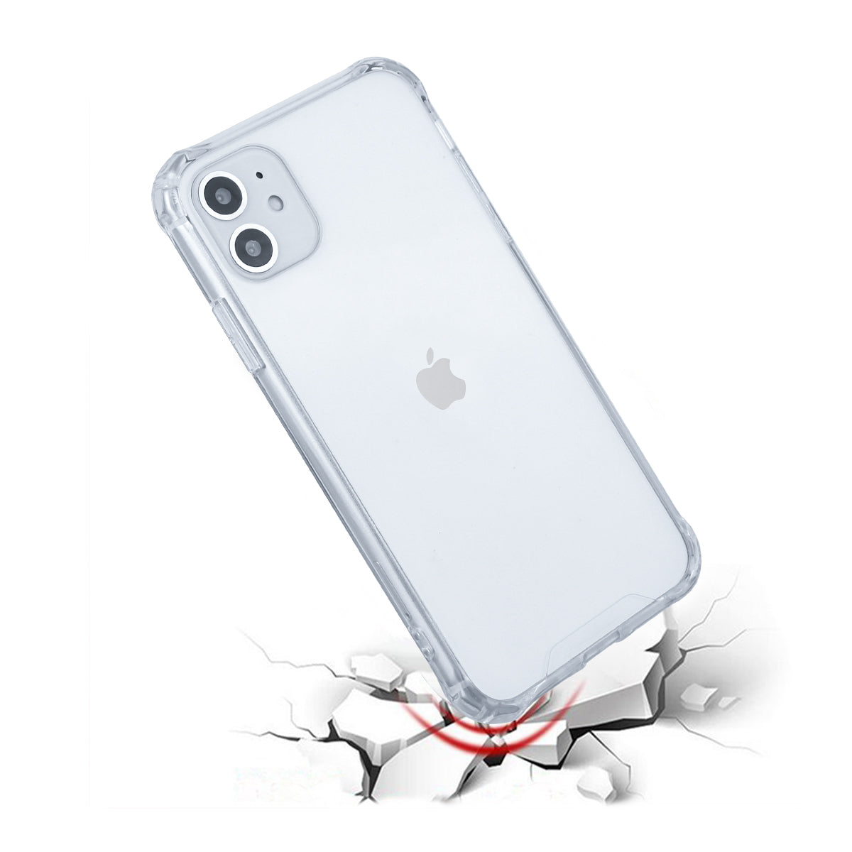 Hard Pvc Hoesje Voor Iphone 11 (Sterk) - Transparant