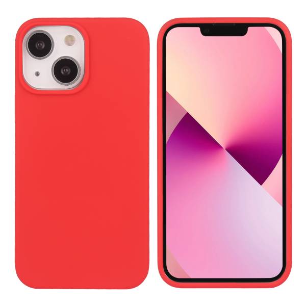 Hardcase Voor Iphone 13 Van Silicone - Rood