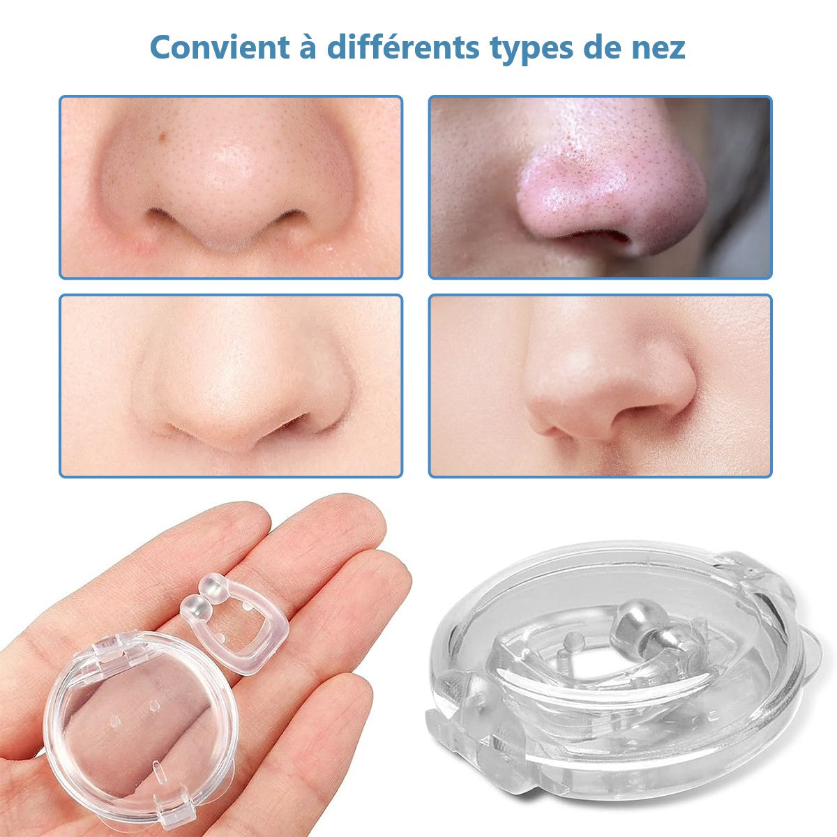 Pince-Nez Anti-Ronflement - Transparent