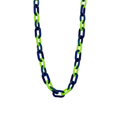 Collier - Djana - Multi Blauw