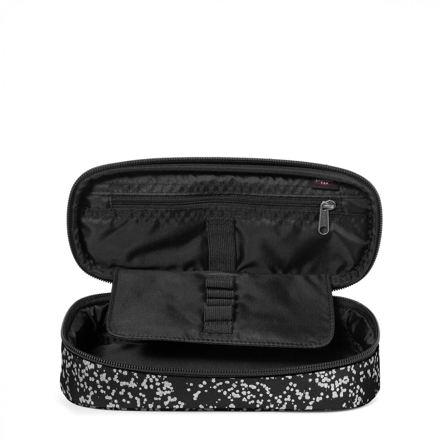 Oval Single Glitsplash Black
