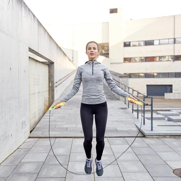 Corde À Sauter Sans Fil Digital - Jaune 