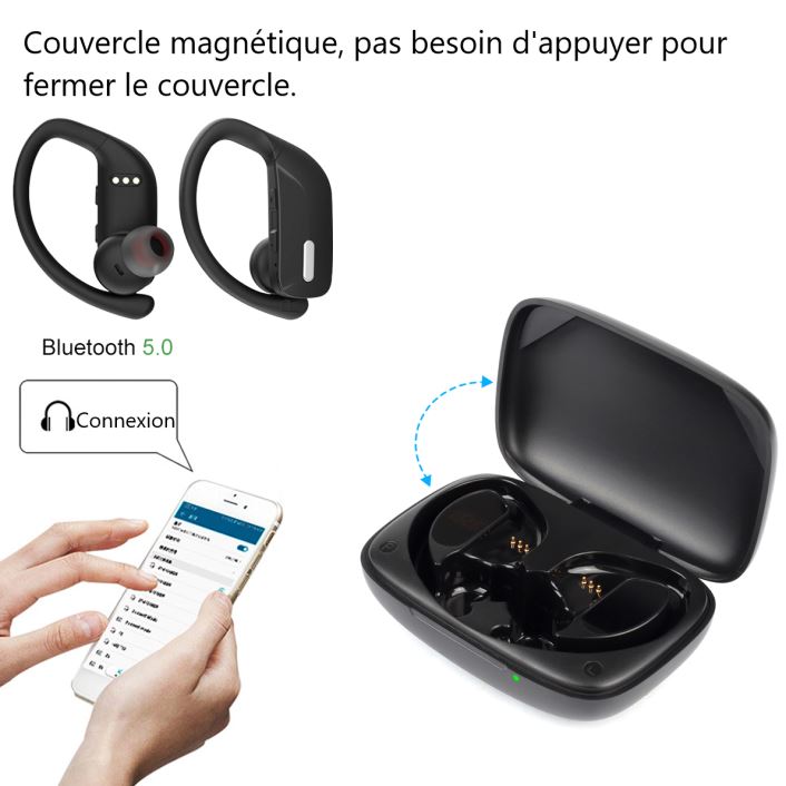 Draadloze Bluetooth Oordopjes - Zwart