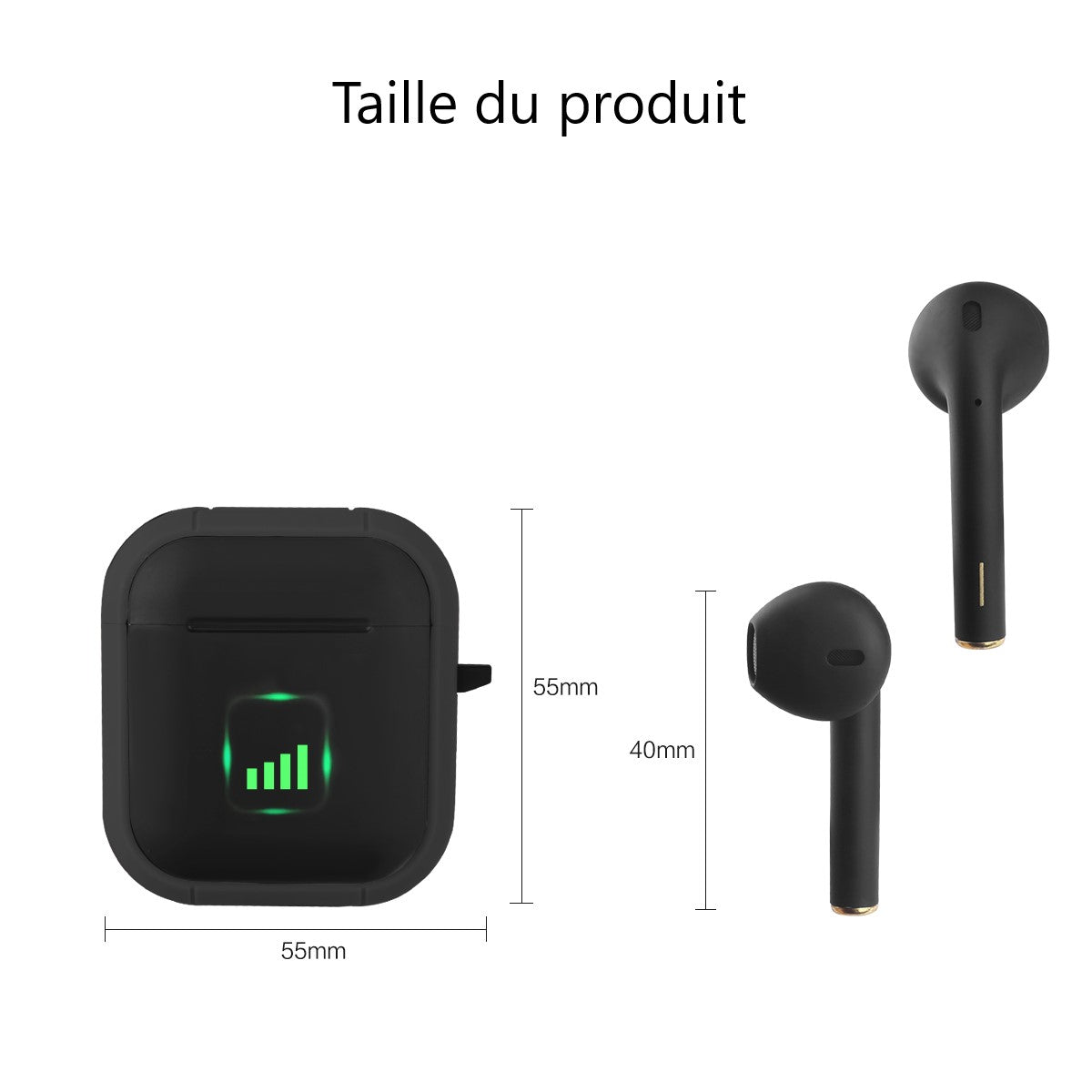 Draadloze Bluetooth Oordopjes - Zwart