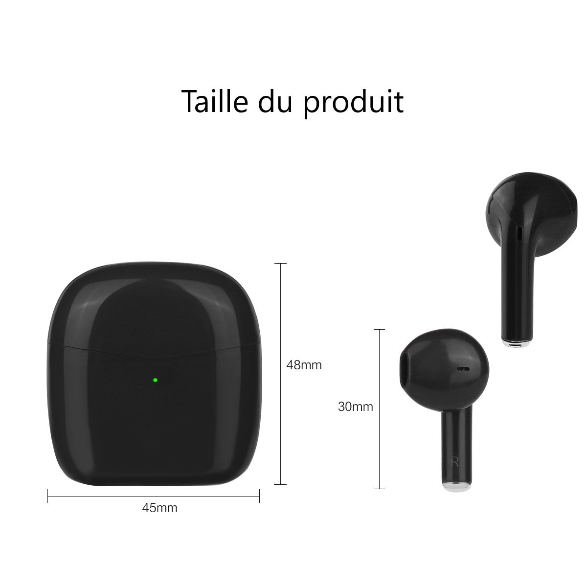 Draadloze Bluetooth Oordopjes - Zwart