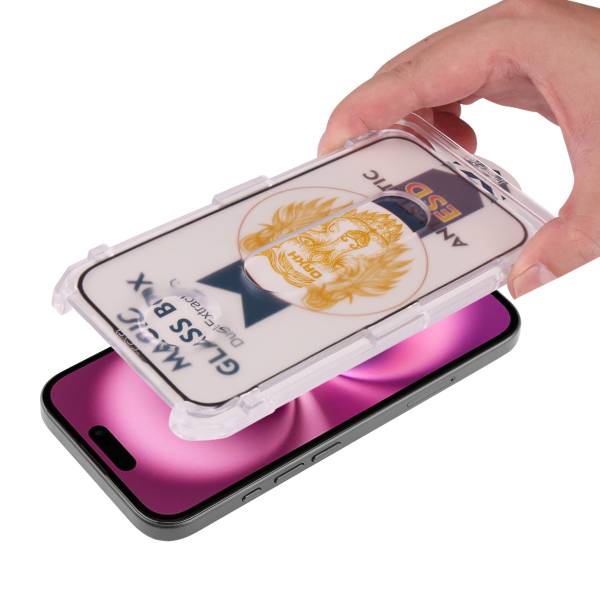 Film De Protection En Verre Trempé Platyne Pour Iphone 16Plus - Anti-Poussière, Sans Bulles Et Haute Résistance - Transparent