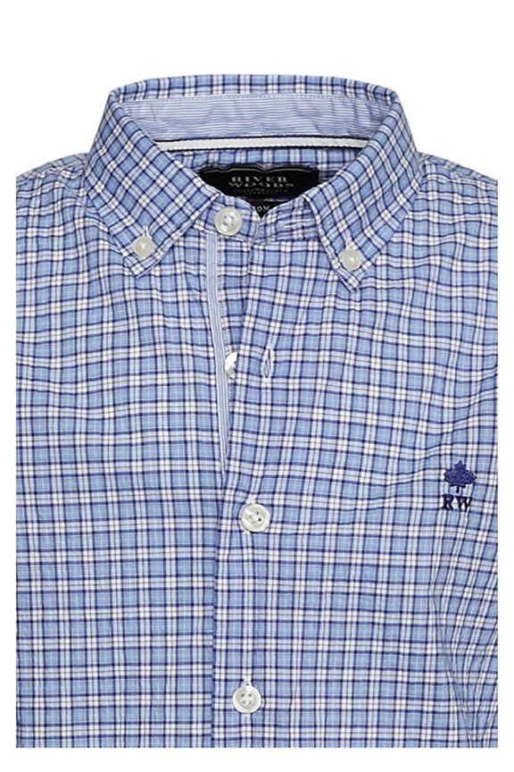 Garçon Chemise Princeton En Bleu