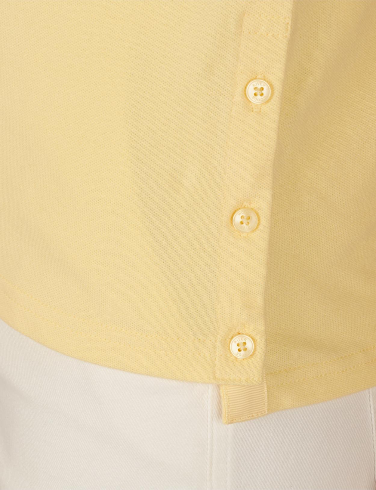 Tight Fit Polo In Yellow