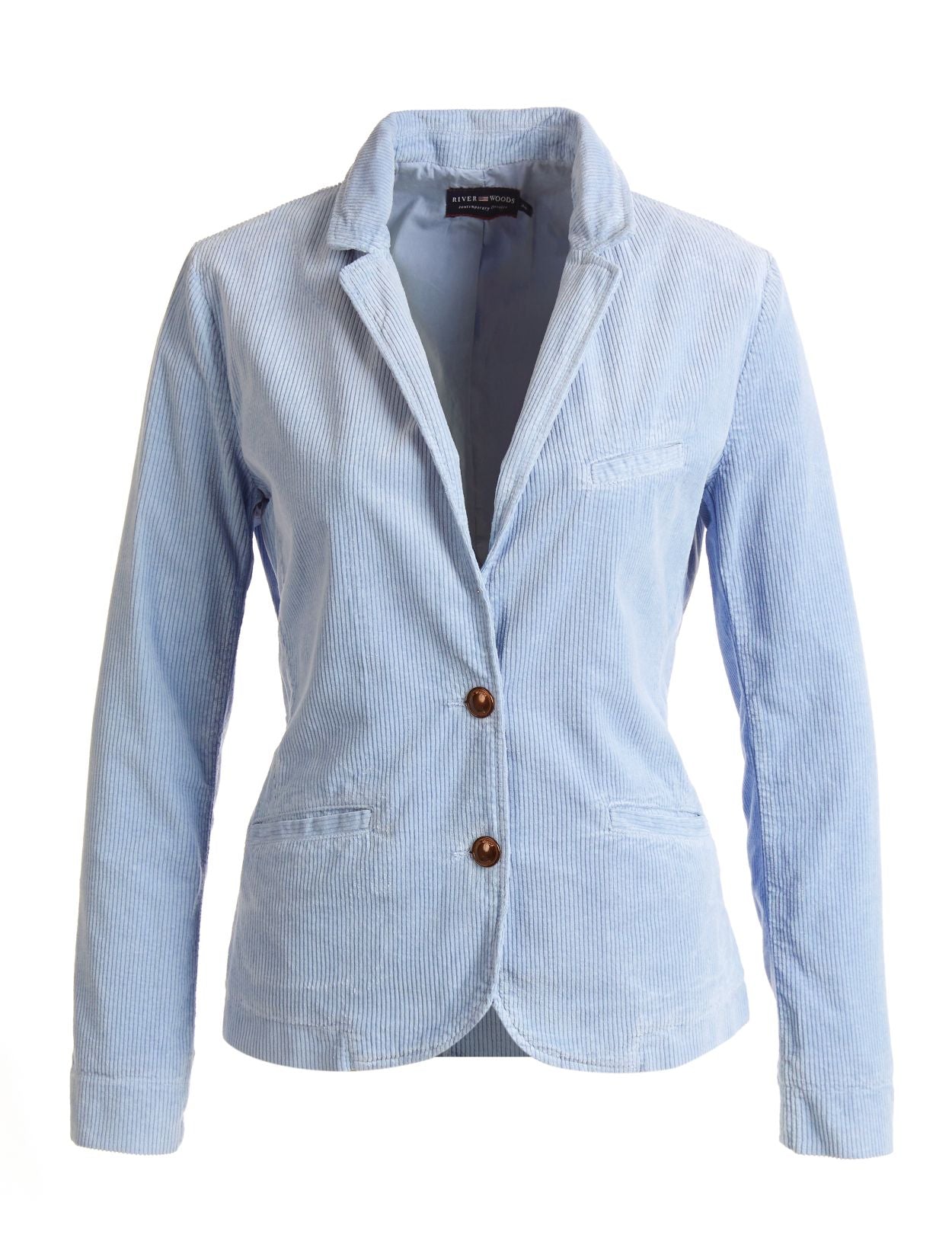 Femme Blazer Ajusté En Bleu