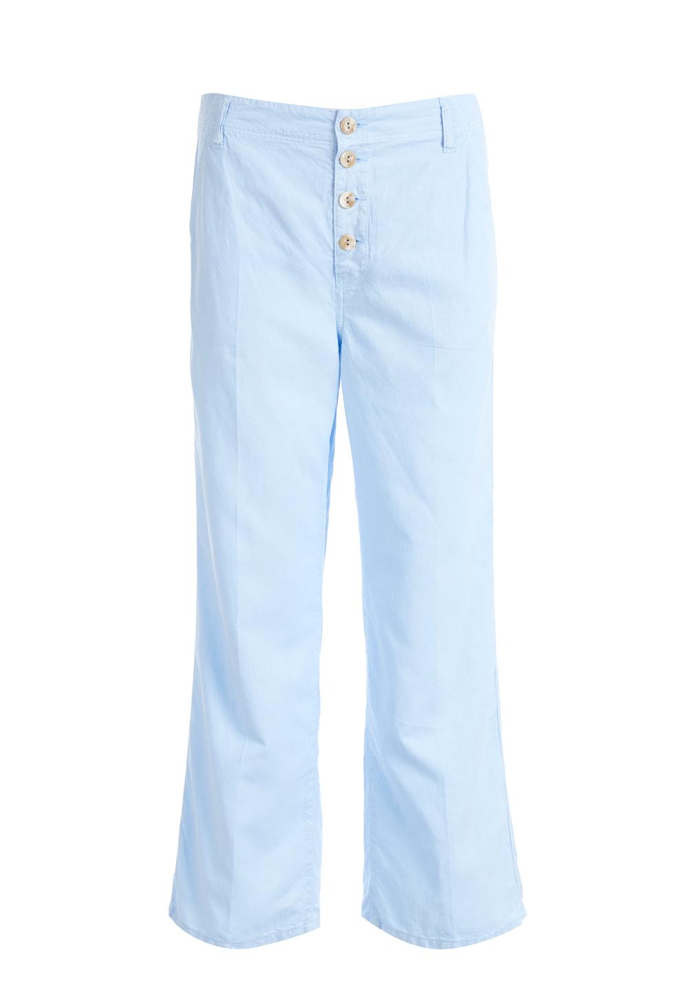 Wide pleated pants in Blue