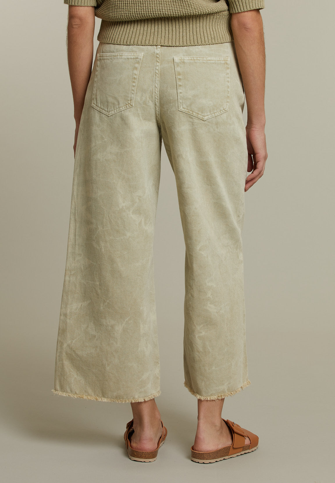 Khaki Boxy Jeans - Green