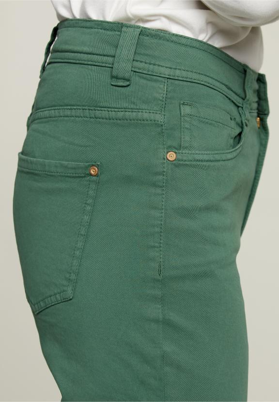 Groene Lange 5-Pocket Broek