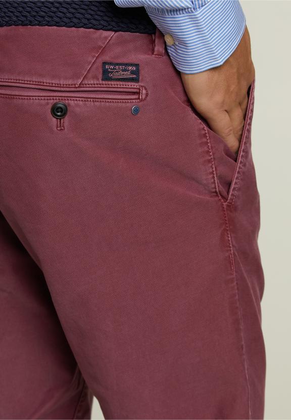 Chino en Coton Coupe Slim Médoc - Rose