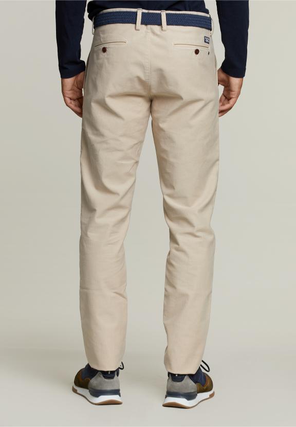 Chino en Coton Coupe Slim Arachide - Beige