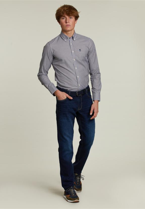 Chemise à Carreaux Sur Mesure Multi - G-000