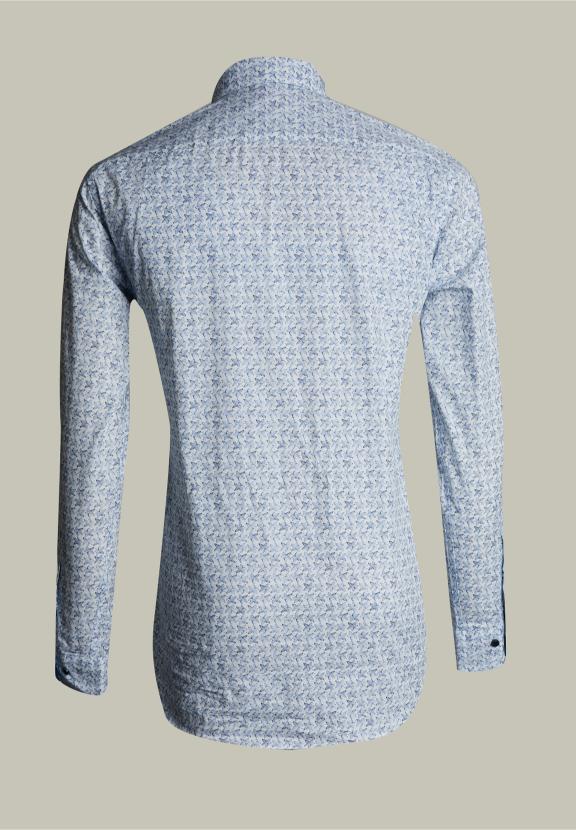 Op Maat Gemaakt Fantasie Shirt Blauw/Wit