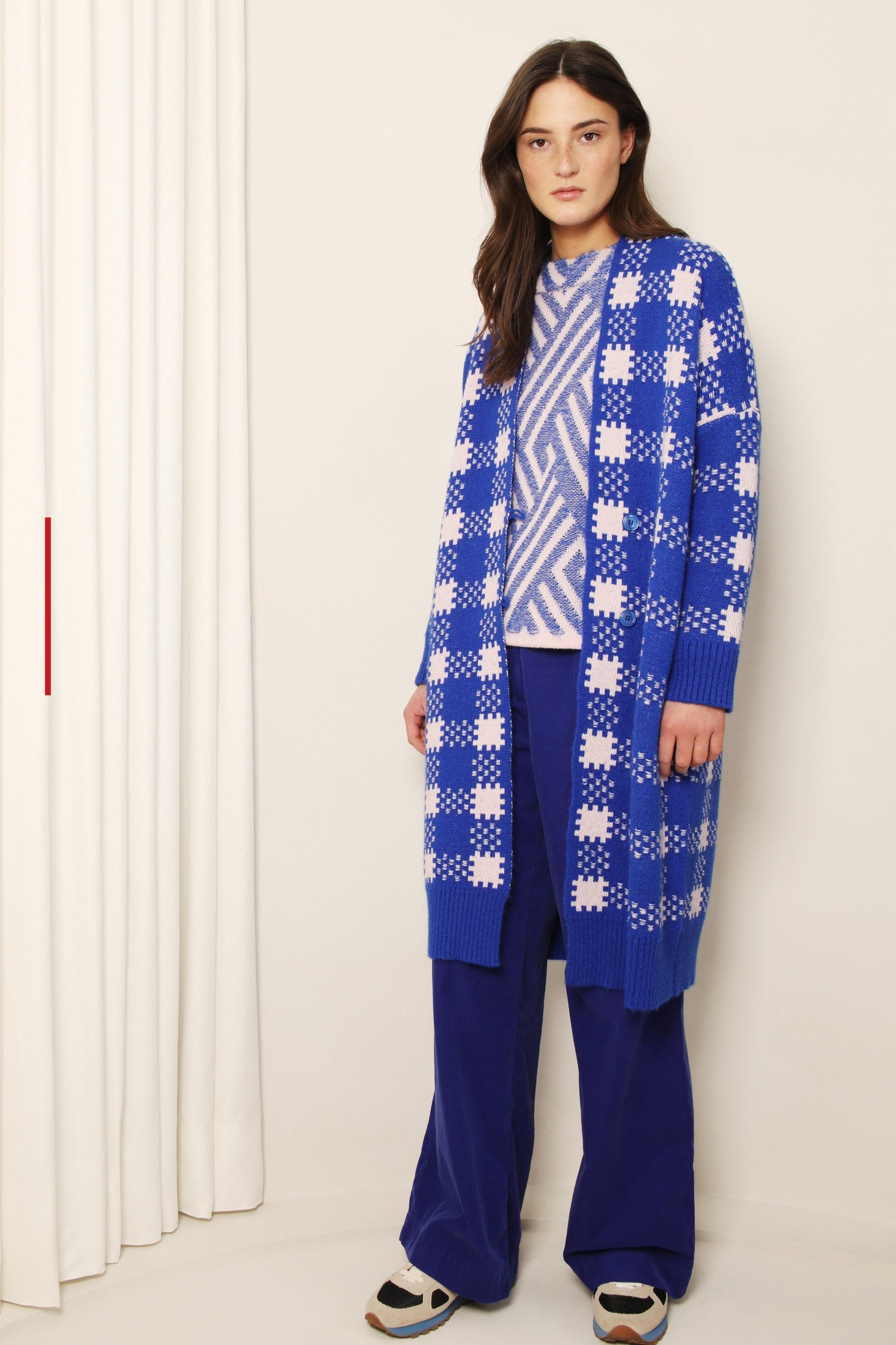 Gilet - Palmier - Royal Blue