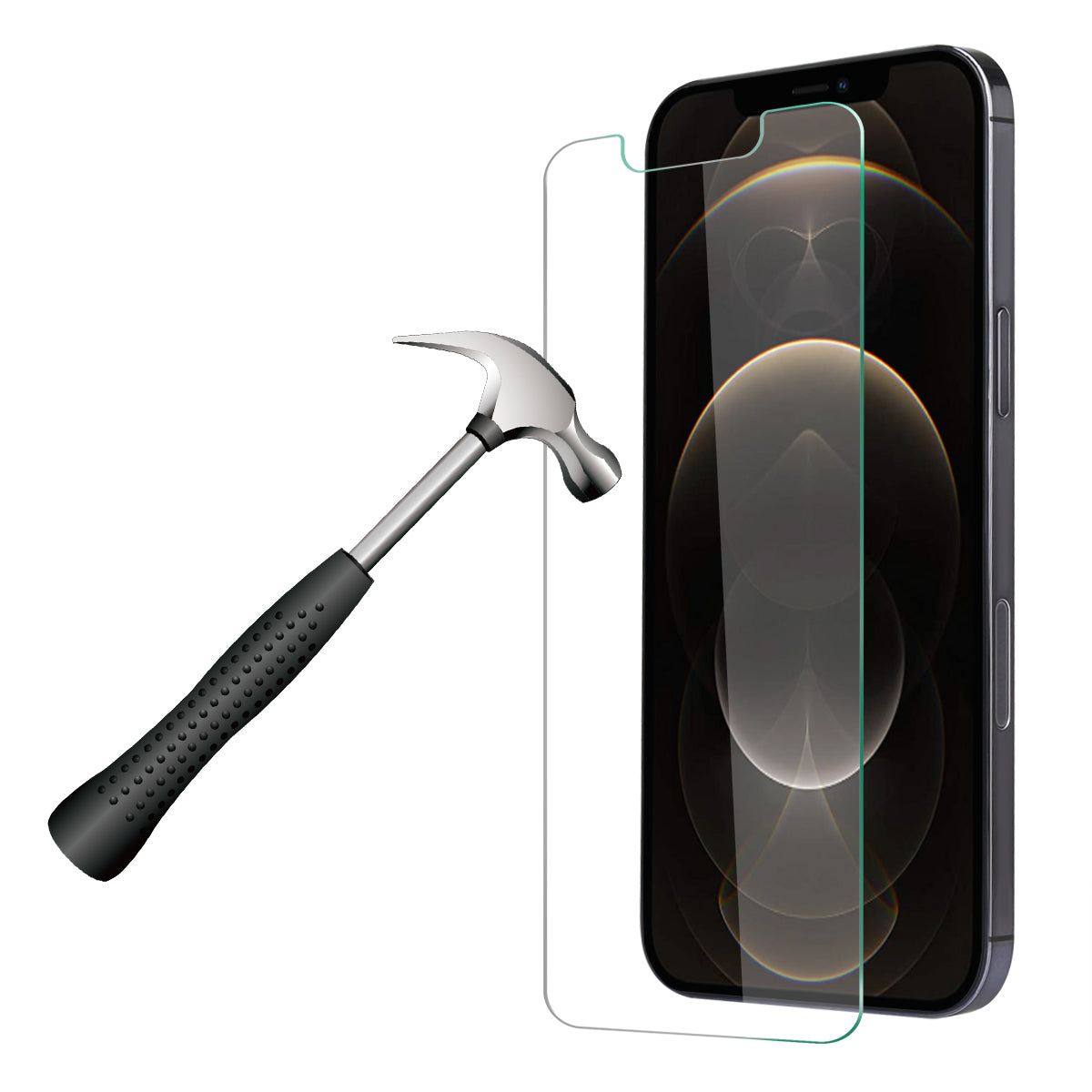 Gehard Glas 5D Voor Iphone 12 Pro Max - Transparant